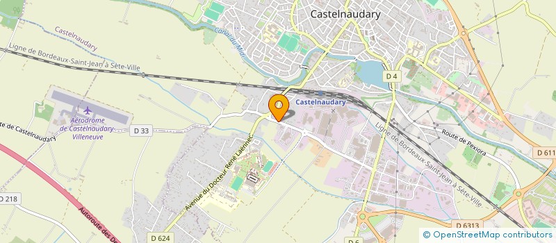 localisation de l'entreprise 3CB  CASTELNAUDARY