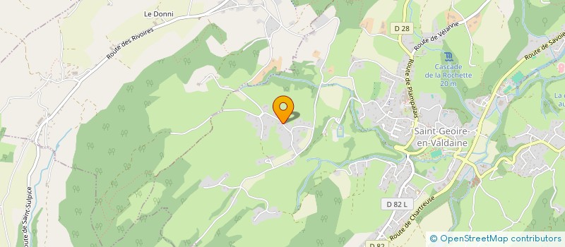 localisation de l'entreprise 3CB INVEST  SAINT-GEOIRE-EN-VALDAINE