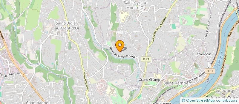 localisation de l'entreprise 3CDJ  SAINT-CYR-AU-MONT-D'OR