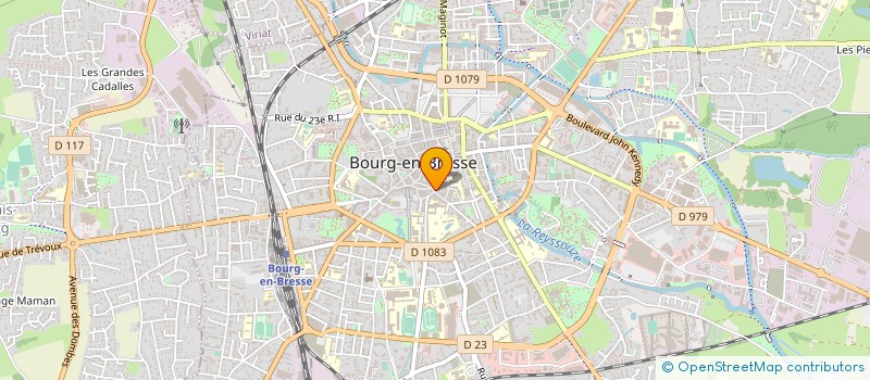 localisation de l'entreprise 3CGDJ à BOURG-EN-BRESSE