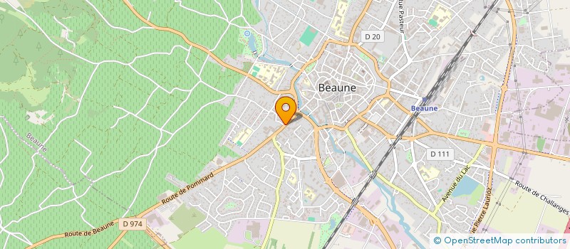 localisation de l'entreprise 3CGL à BEAUNE