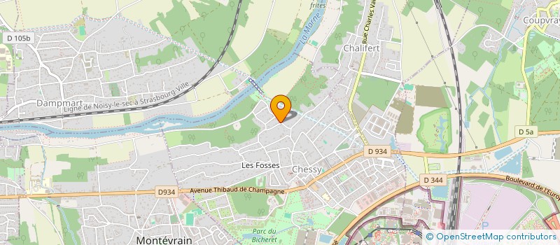 localisation de l'entreprise 3CH ENERGIES  CHESSY