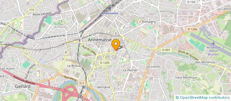 localisation de l'entreprise 3CH IMMO à ANNEMASSE