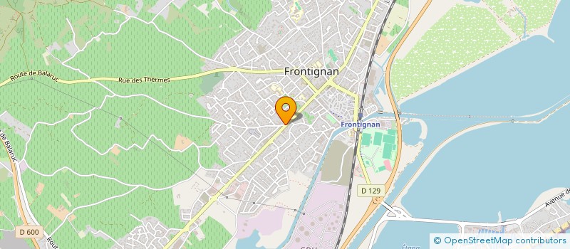 localisation de l'entreprise 3CJ à FRONTIGNAN