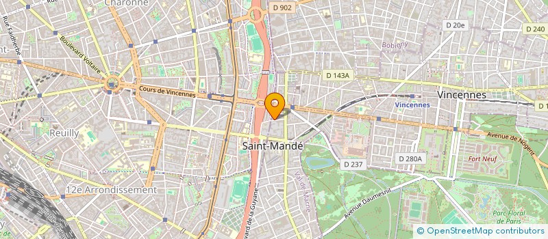 localisation de l'entreprise 3CJ à SAINT-MANDE