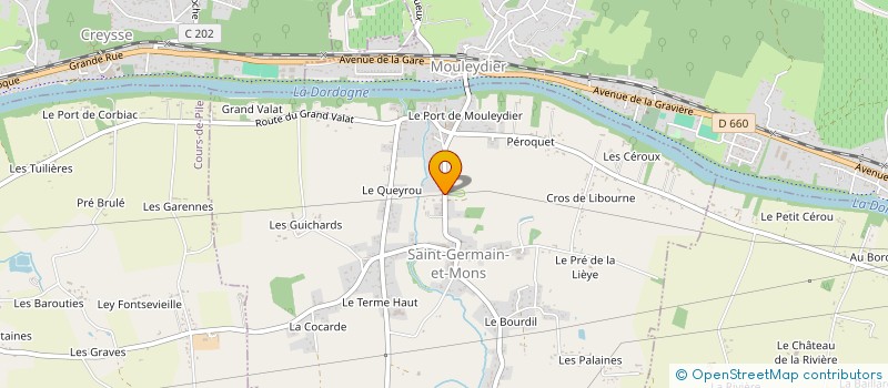 localisation de l'entreprise 3CJ IMMO  SAINT-GERMAIN-ET-MONS