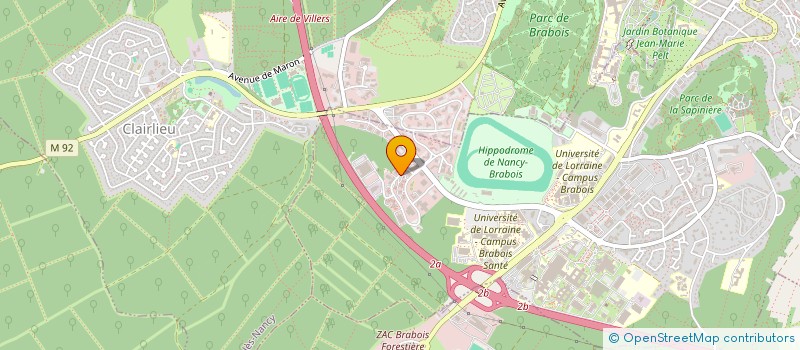 localisation de l'entreprise 3CJD TECH  VANDUVRE-LES-NANCY