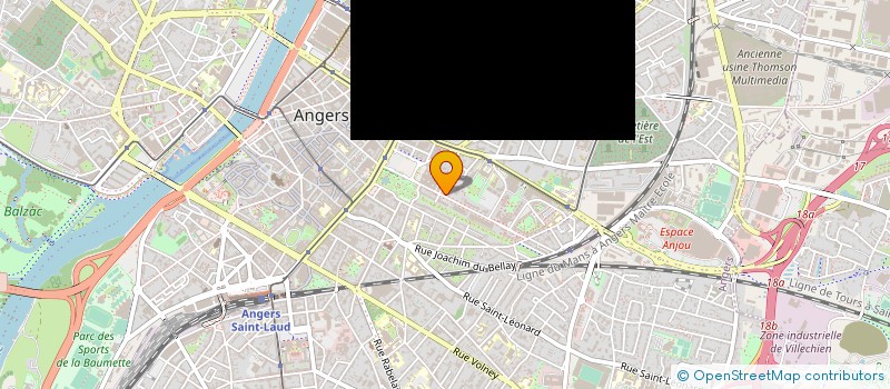 localisation de l'entreprise 3CL à ANGERS