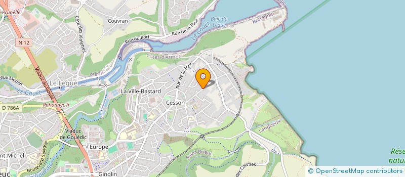 localisation de l'entreprise 3CM à SAINT-BRIEUC