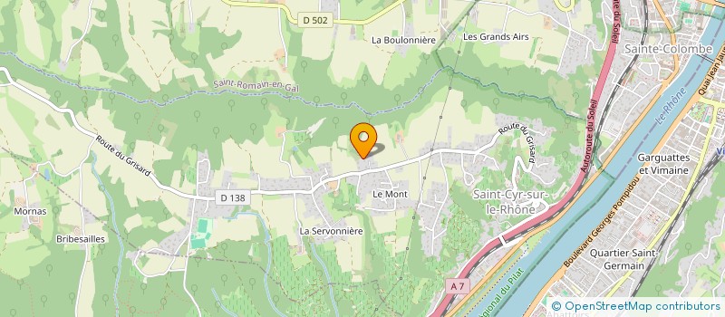 localisation de l'entreprise 3CM APOLLO  SAINT-CYR-SUR-LE-RHONE