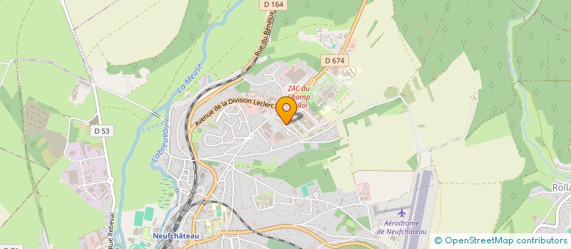 localisation de l'entreprise 3CMA à NEUFCHATEAU