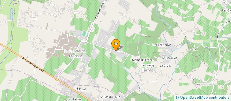 localisation de l'entreprise 3CMP  LA LANDE-DE-FRONSAC