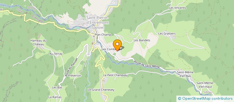 localisation de l'entreprise 3CMQD FERMETURES ET AUTOMATISMES  ENTREMONT-LE-VIEUX