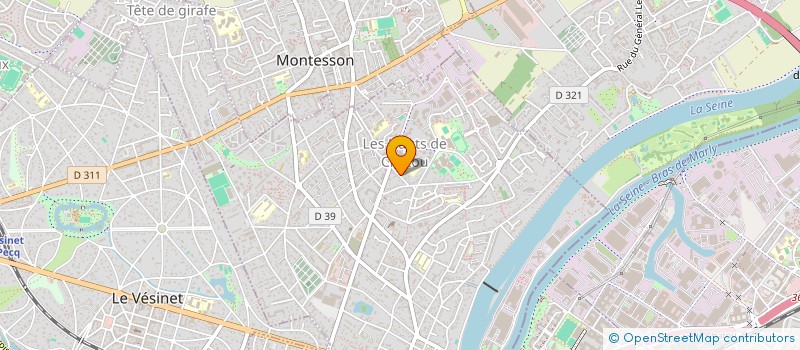 localisation de l'entreprise 3CO  CHATOU