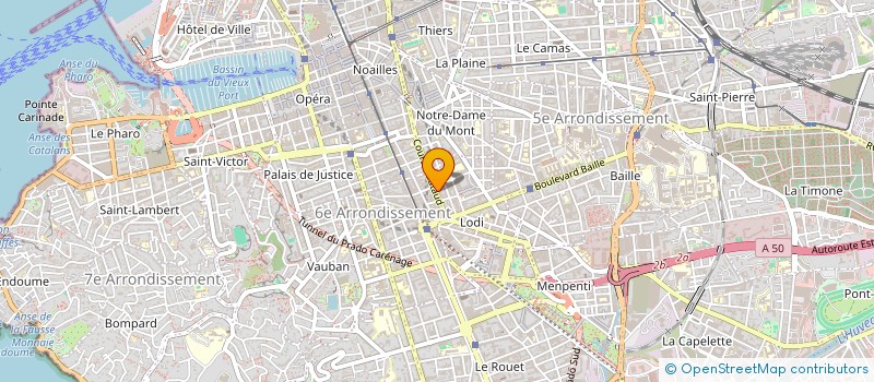 localisation de l'entreprise 3CPL DIFFUSION à MARSEILLE
