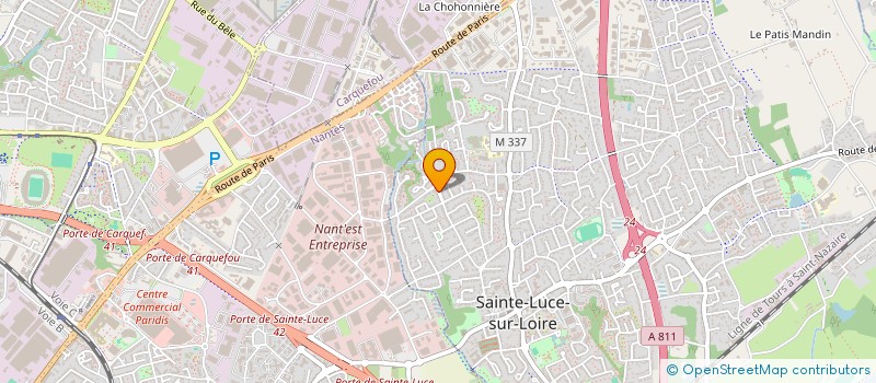 localisation de l'entreprise 3CR  SAINTE-LUCE-SUR-LOIRE