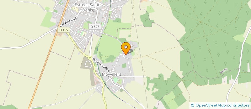 localisation de l'entreprise 3CS  MOYVILLERS