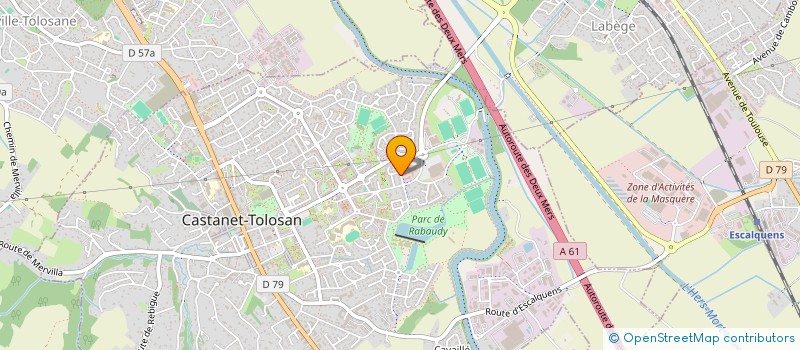 localisation de l'entreprise 3CS à CASTANET-TOLOSAN