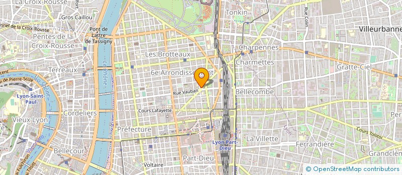 localisation de l'entreprise 3CSUD à LYON