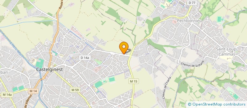 localisation de l'entreprise 3D  CASTELGINEST