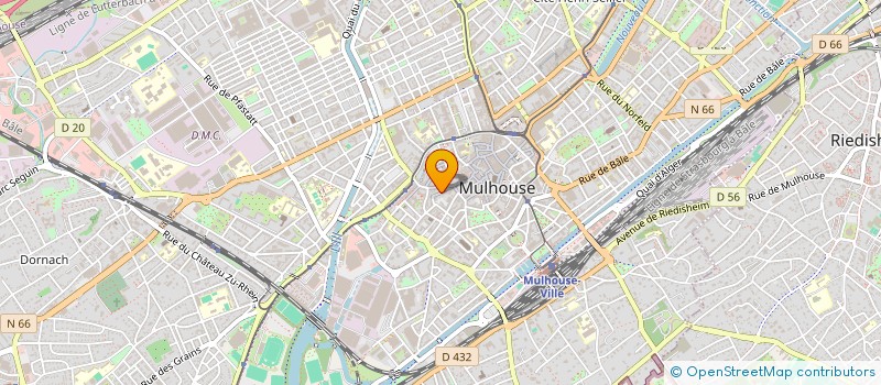 localisation de l'entreprise 3D à MULHOUSE
