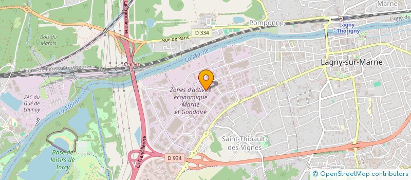 localisation de l'entreprise 3D à LAGNY-SUR-MARNE