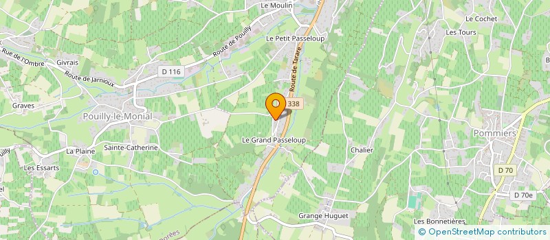 localisation de l'entreprise 3D  PORTE DES PIERRES DOREES