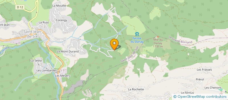 localisation de l'entreprise 3D  SAINT-JEAN-DE-SIXT