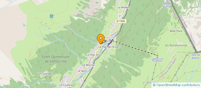 localisation de l'entreprise 3D  VALLORCINE