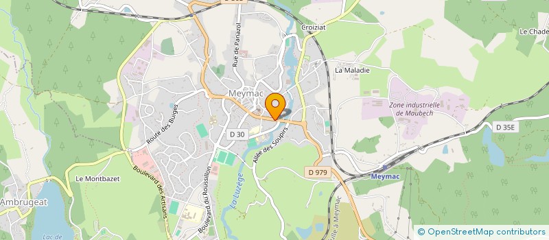 localisation de l'entreprise 3D  MEYMAC