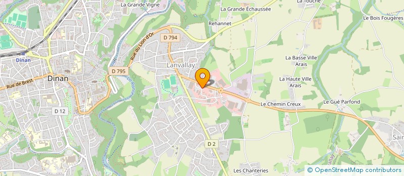 localisation de l'entreprise 3D ACTIONS à LANVALLAY