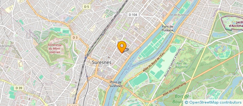 localisation de l'entreprise 3D ACTIV à SURESNES