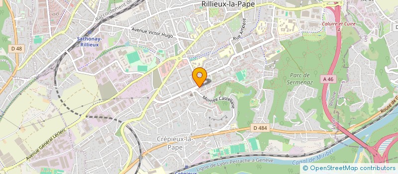 localisation de l'entreprise 3D AUDITION RILLIEUX à RILLIEUX-LA-PAPE