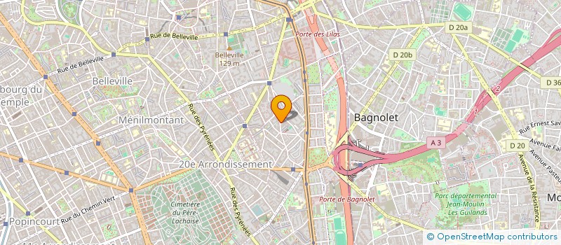 localisation de l'entreprise 3D CARS CENTER  PARIS