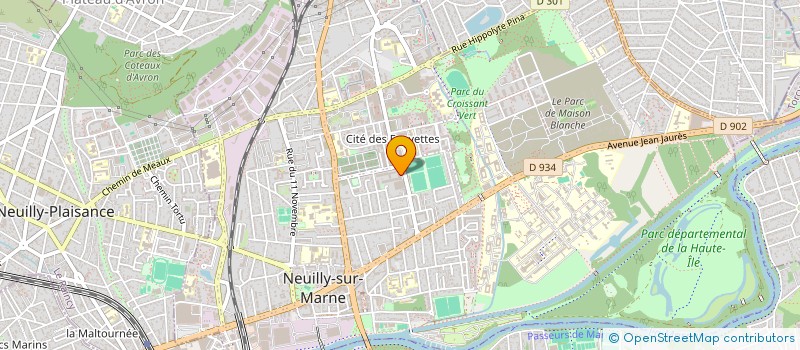 localisation de l'entreprise 3D CLEANING à NEUILLY-SUR-MARNE