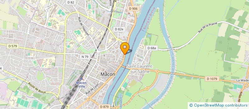 localisation de l'entreprise 3D CONCEPT  MACON