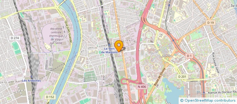 localisation de l'entreprise 3D CONCEPT  MAISONS-ALFORT