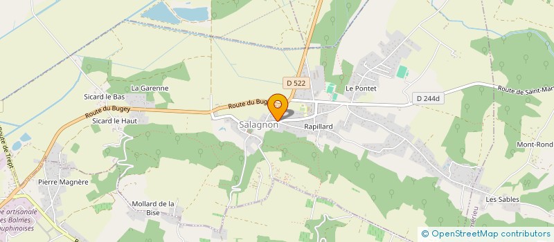 localisation de l'entreprise 3D CONSTRUCTION  SALAGNON