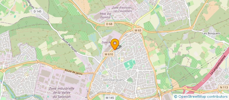 localisation de l'entreprise 3D CORP à VENDARGUES