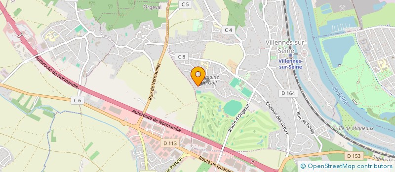 localisation de l'entreprise 3D CREDITS ET ASSURANCES à VILLENNES-SUR-SEINE