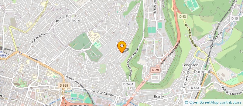 localisation de l'entreprise 3D DENTAL FORMATION à ROUEN