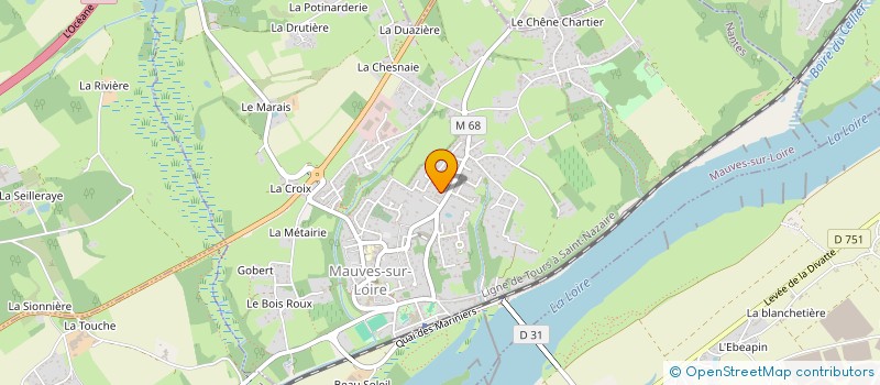 localisation de l'entreprise 3D EVENEMENTS  MAUVES-SUR-LOIRE