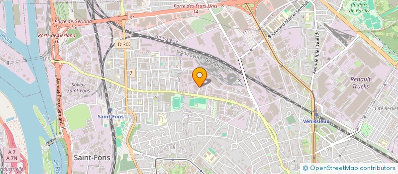 localisation de l'entreprise 3D EVOLUTION HOLDING  VENISSIEUX