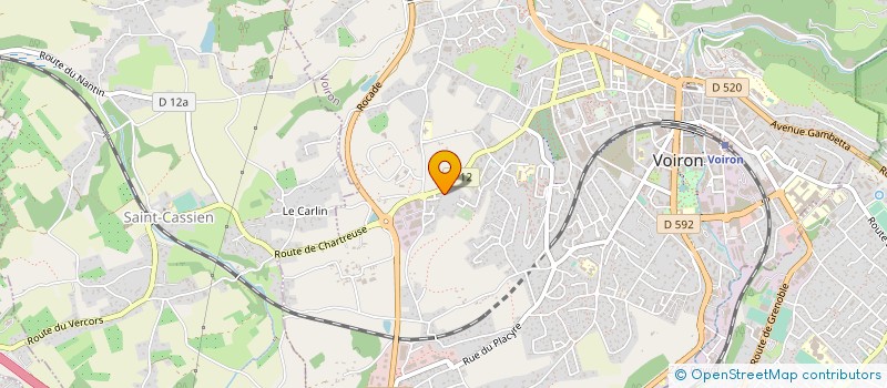 localisation de l'entreprise 3D FI à VOIRON