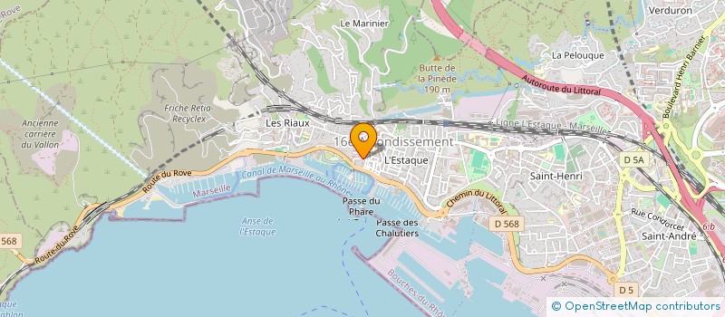 localisation de l'entreprise 3D FROM MARS à MARSEILLE