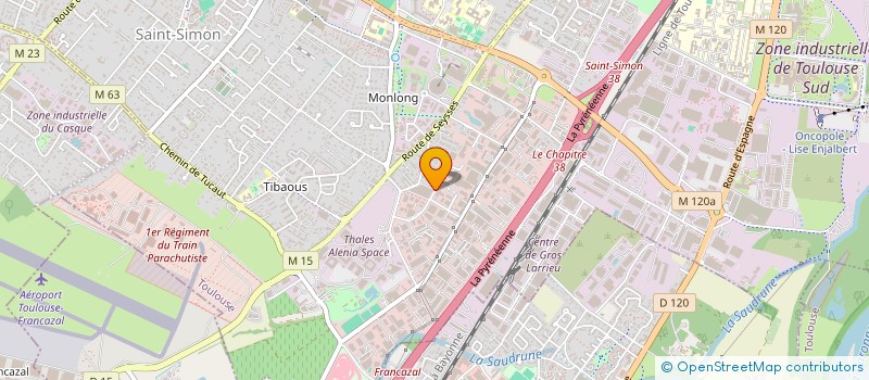 localisation de l'entreprise 3D GESTION  MIREMONT