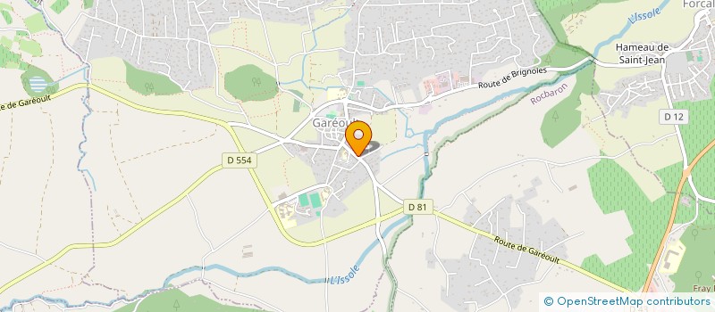 localisation de l'entreprise 3D GESTION SCI  GAREOULT