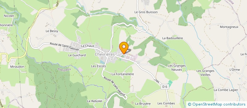 localisation de l'entreprise 3D GLASS  CHEVRIERES