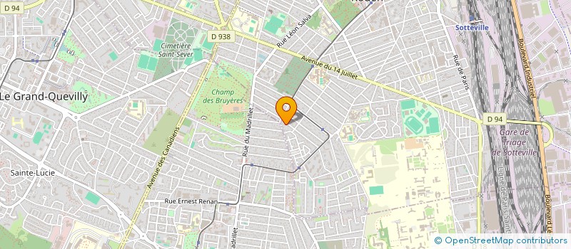 localisation de l'entreprise 3D HABITATION  SOTTEVILLE-LES-ROUEN