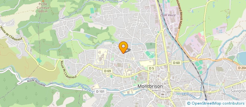 localisation de l'entreprise 3D HOME NET  MONTBRISON